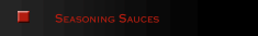 醬料   Seasoning Sauces